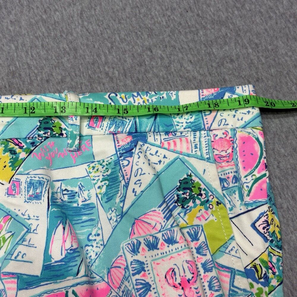 Lilly Pulitzer Mens Beaumont Shorts 38 Coastal Novelty Print Flamingo Beach - Picture 11 of 15